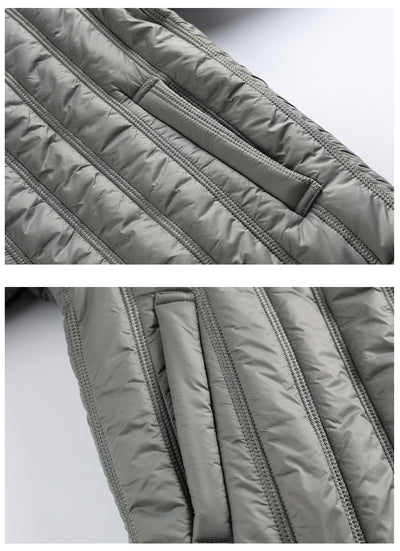 Chaqueta Suelta de Pareja Estilo Japonés a Rayas - Image 13