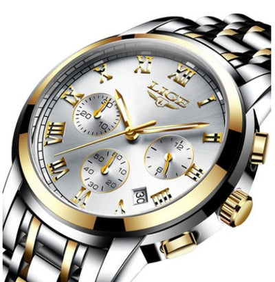 Reloj Deportivo Cronógrafo Tres Ojos Resistente al Agua - Image 6