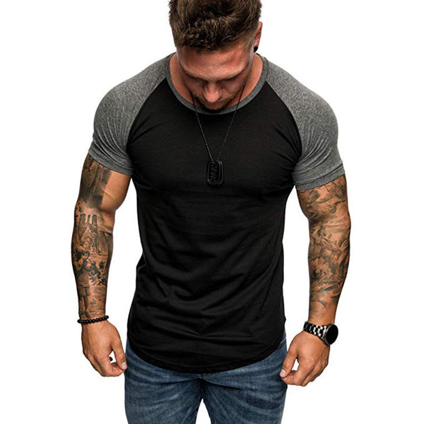 Playera Oversize Cuello Redondo con Contraste de Colores - Estilo Coreano Moderno - Image 7
