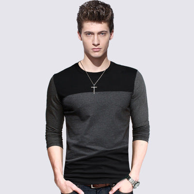 Playera de Manga Larga con Spandex Entrelazado
