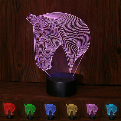 Lámpara LED Nocturna Cabeza de Caballo - Image 5