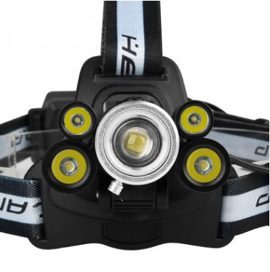 Linterna Frontal LED 5T6 Recargable USB con Silbato SOS - Image 5