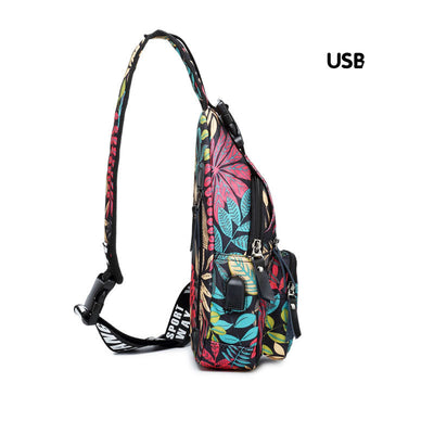 Bolsa Pecho Estampado Hoja de Arce - Image 9