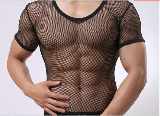 Playera Manga Corta de Malla para Hombre - Image 6