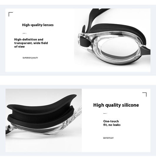 Gafas de Natación HD Antivaho Impermeables para Miopía - Image 15