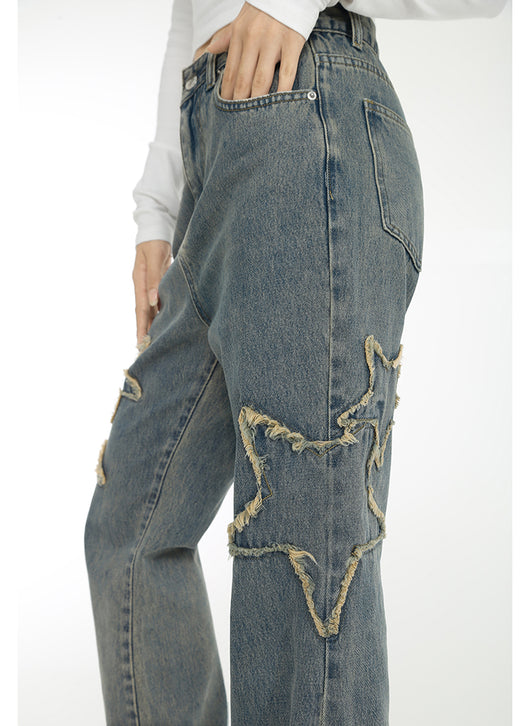 Jeans Talle Alto Primavera con Cintura Drapeada y Corte Recto Acampanado - Image 13