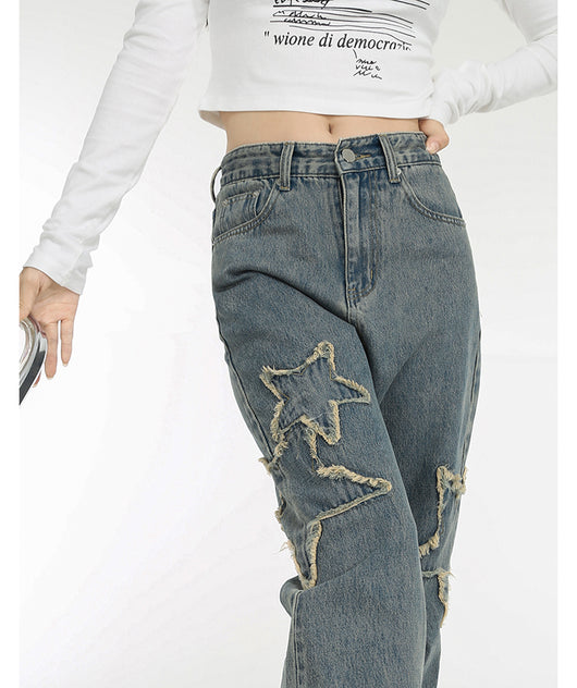Jeans Talle Alto Primavera con Cintura Drapeada y Corte Recto Acampanado - Image 15