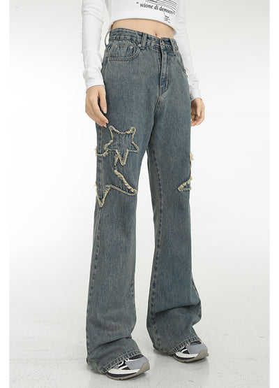 Jeans Talle Alto Primavera con Cintura Drapeada y Corte Recto Acampanado - Image 17