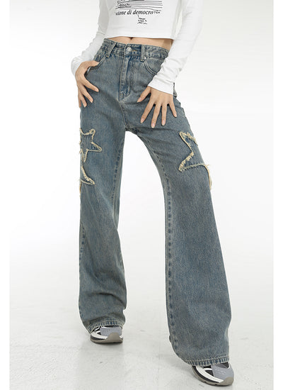 Jeans Talle Alto Primavera con Cintura Drapeada y Corte Recto Acampanado - Image 22