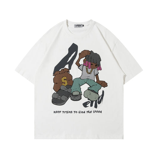 Playera Estampada con Diseño de Caricaturas para Hombre - Image 12