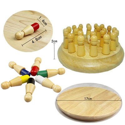 Ajedrez de Memoria en Madera - Juguete Educativo para Niños - Image 11