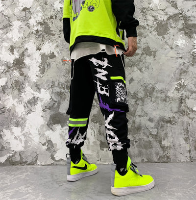 Pantalones Harem Estilo Urban con Estampado de Bolsillo - Image 7