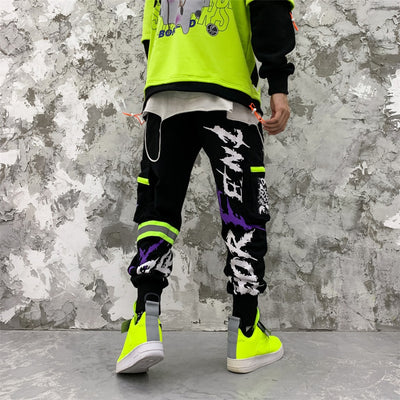 Pantalones Harem Estilo Urban con Estampado de Bolsillo - Image 13
