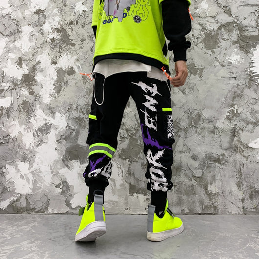 Pantalones Harem Estilo Urban con Estampado de Bolsillo - Image 13
