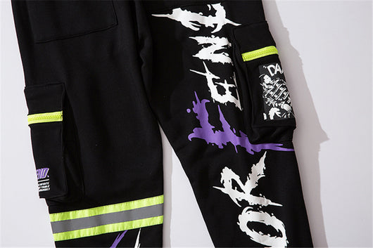 Pantalones Harem Estilo Urban con Estampado de Bolsillo - Image 26