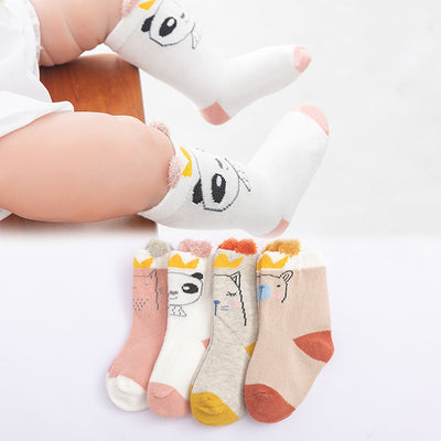 Calcetines para bebé con diseños animados y transferencia térmica - Image 10
