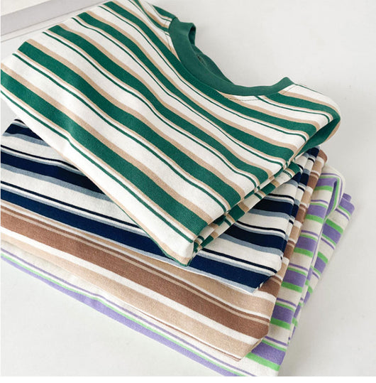Playera Infantil a Rayas Estilo Vintage - Image 11