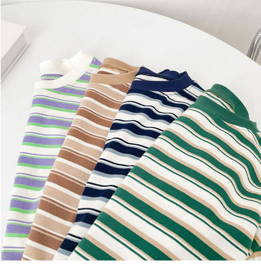 Playera Infantil a Rayas Estilo Vintage - Image 12