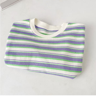 Playera Infantil a Rayas Estilo Vintage - Image 13
