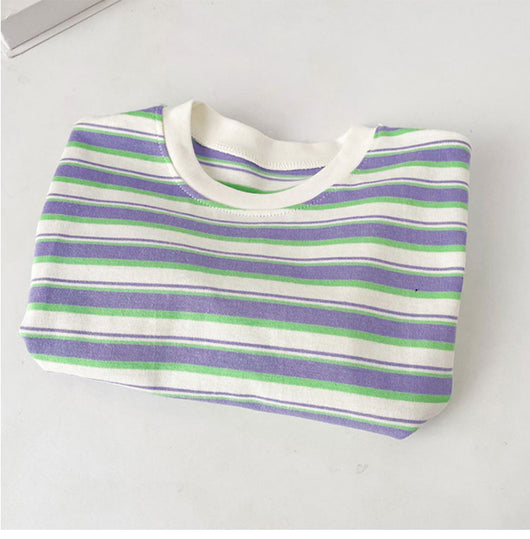 Playera Infantil a Rayas Estilo Vintage - Image 13