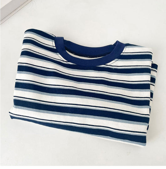 Playera Infantil a Rayas Estilo Vintage - Image 16