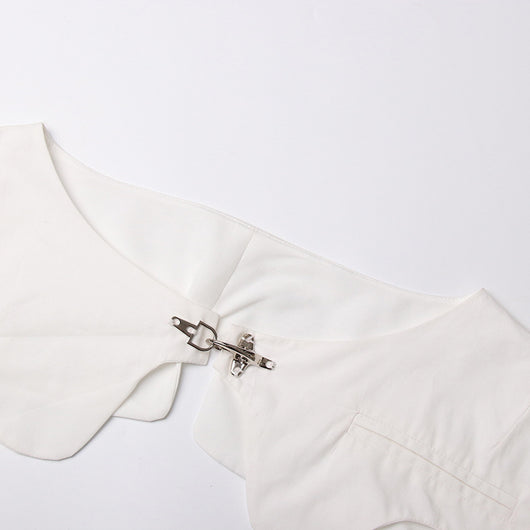 Blusa Sin Mangas Corta de Color Sólido - Estilo Moderno y Versátil - Image 14
