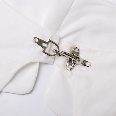 Blusa Sin Mangas Corta de Color Sólido - Estilo Moderno y Versátil - Image 15