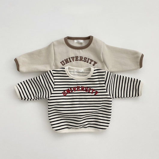 Camiseta Infantil de Rayas con Manga Larga - Image 7