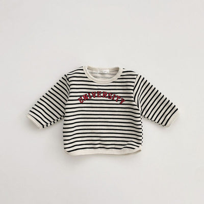 Camiseta Infantil de Rayas con Manga Larga - Image 11