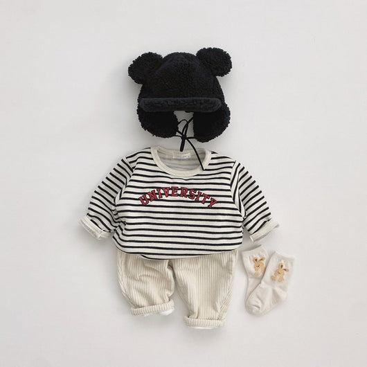 Camiseta Infantil de Rayas con Manga Larga - Image 14