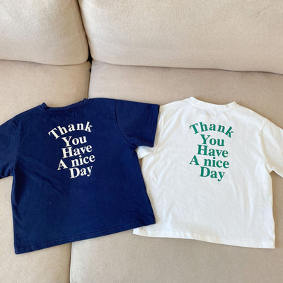 Camiseta Infantil Cuello Redondo con Estampado de Letras - Image 18
