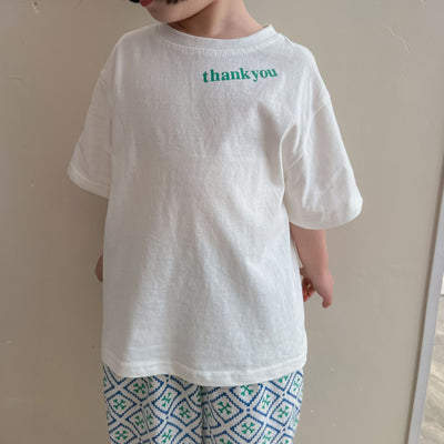 Camiseta Infantil Cuello Redondo con Estampado de Letras - Image 32