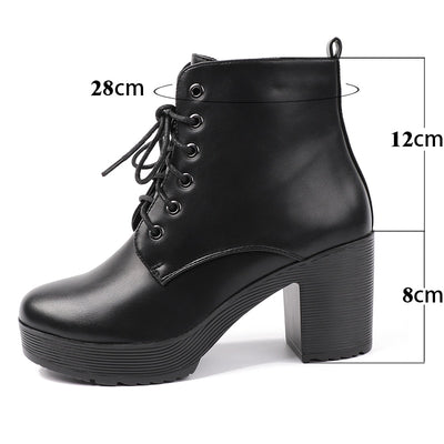 Botas Martin Impermeables para Mujer con Plataforma y Forro de Terciopelo - Image 6