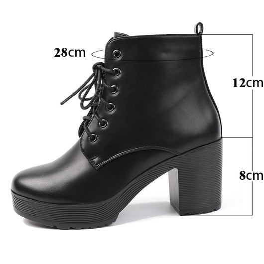 Botas Martin Impermeables para Mujer con Plataforma y Forro de Terciopelo - Image 6