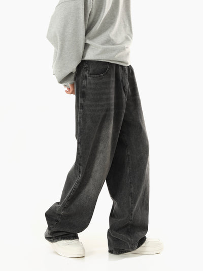 Jeans Rectos Anchos Retro para Hombre - Image 7