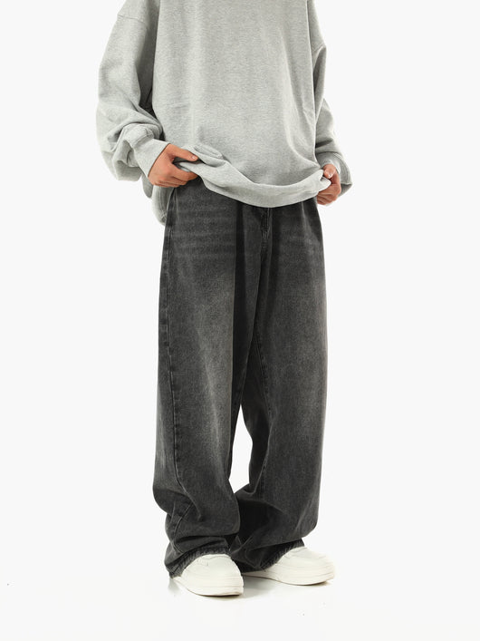 Jeans Rectos Anchos Retro para Hombre - Image 10