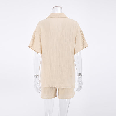 Conjunto Casual de Dos Piezas: Shorts y Camiseta de Algodón - Image 15