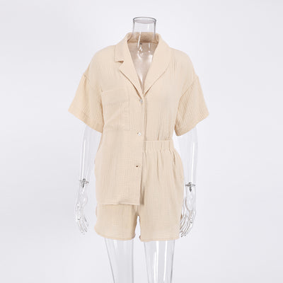 Conjunto Casual de Dos Piezas: Shorts y Camiseta de Algodón - Image 16