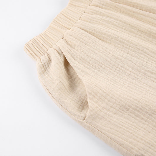 Conjunto Casual de Dos Piezas: Shorts y Camiseta de Algodón - Image 24