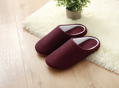Pantuflas Cálidas de Algodón Negro para Hombre - Antideslizantes y Cómodas - Image 25