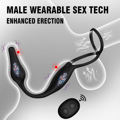 Masajeador de Próstata con Control Remoto y Doble Estimulación