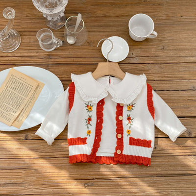 Chaleco Cardigan Tejido para Niños Cuello Redondo - Image 18