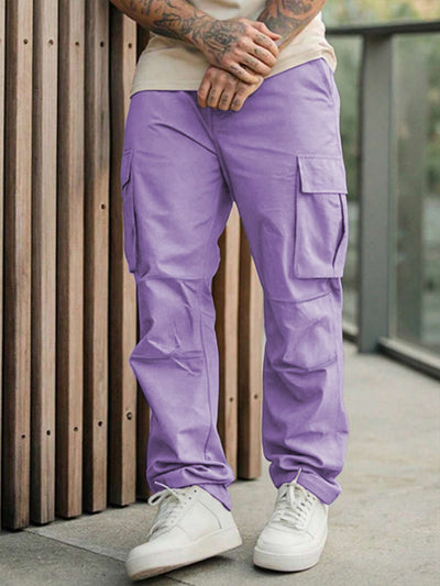Pantalones de Trabajo Casuales para Hombre con Múltiples Bolsillos - Image 17