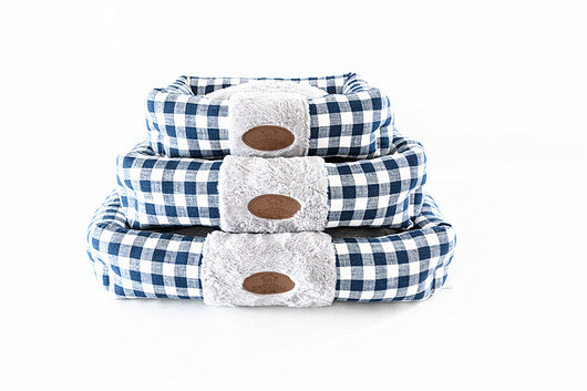 Cama Cuadrada para Gatos con Diseño Tartán - Image 11