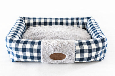 Cama Cuadrada para Gatos con Diseño Tartán - Image 12