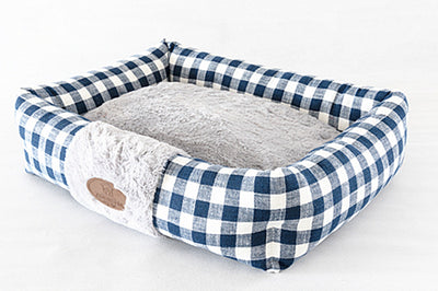Cama Cuadrada para Gatos con Diseño Tartán - Image 13