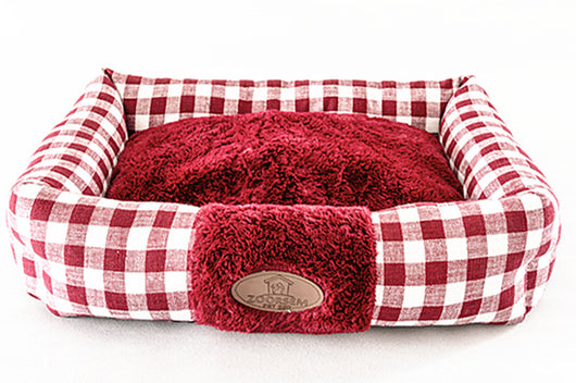 Cama Cuadrada para Gatos con Diseño Tartán - Image 14