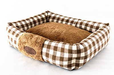 Cama Cuadrada para Gatos con Diseño Tartán - Image 17
