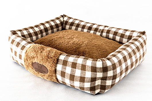 Cama Cuadrada para Gatos con Diseño Tartán - Image 17