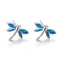 Aretes de Ópalo Libélula